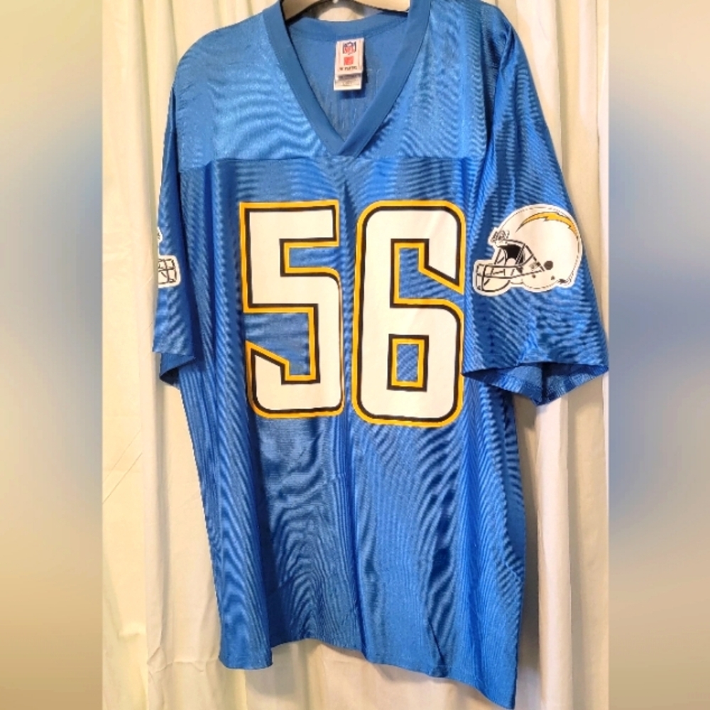 Vtg Y2K Authentic NFL Players San Diego Chargers Shawne Merriman NFL‎ Jersey XL